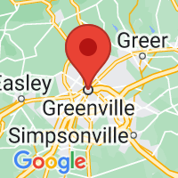 Map of Greenville, SC US